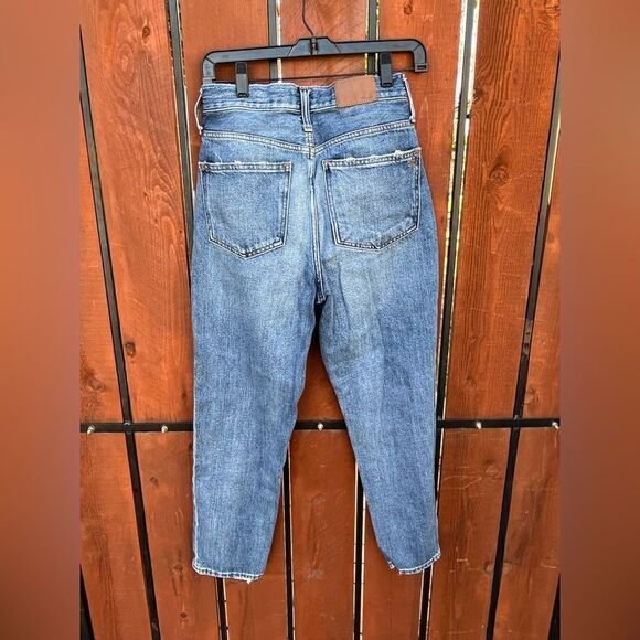 Madewell The Momjean in Downey Wash High Waist Easy Fit Women’s Size 26 - Picture 4 of 9